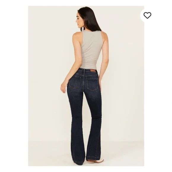 Shyanne Dark Blue Jeans - Picture 2 of 10